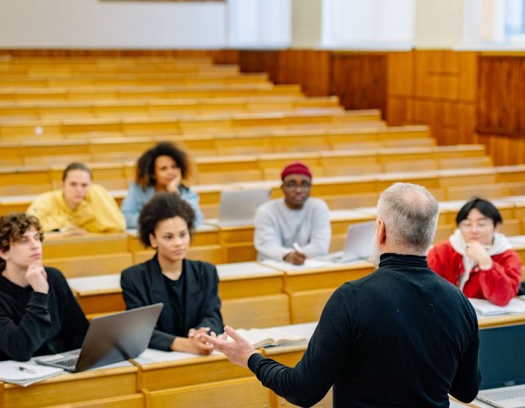 Aula em universidade